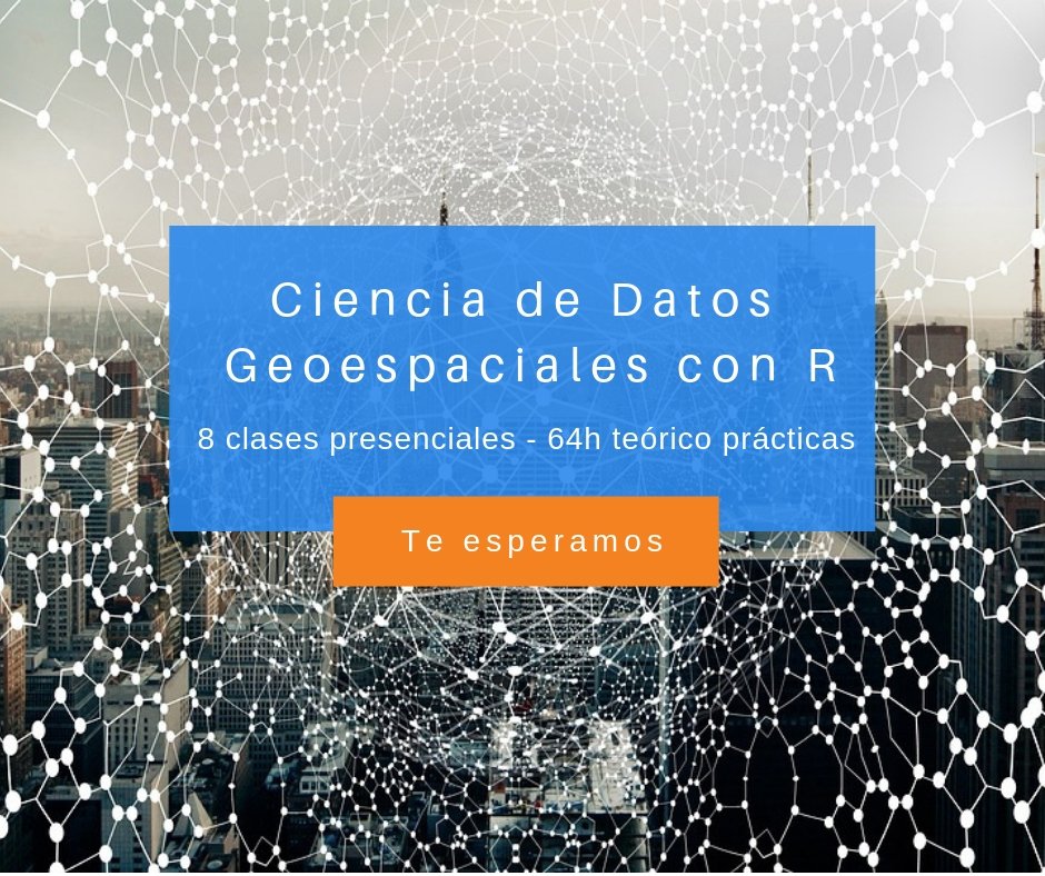 ¿Necesitas profundizar tu conocimiento de la Ciencia de Datos Georeferenciados con R? 
Andrés nuestro Gerente de Metodología Estadística dictará 8 clases presenciales teórico prácticas. 
📍Av. del Libertador 5990 CABA
⏰ Mayo - Junio 
Más info aquí ➡ lnkd.in/eKVnznF