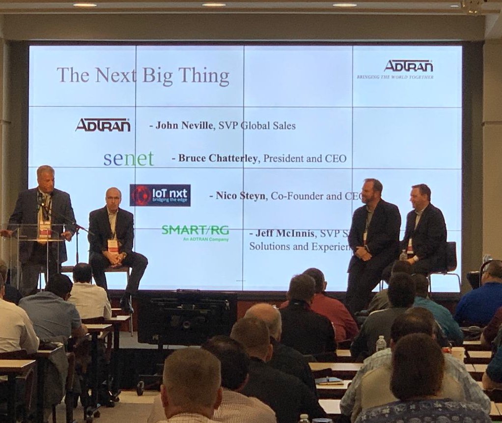 iot_nxt's tweet image. All happening at @ADTRAN today. Our CEO, @iotnic sharing ideas about &apos;The Next Big Thing&apos;. #adtranBBSS19 #broadband #IoT #IIoT