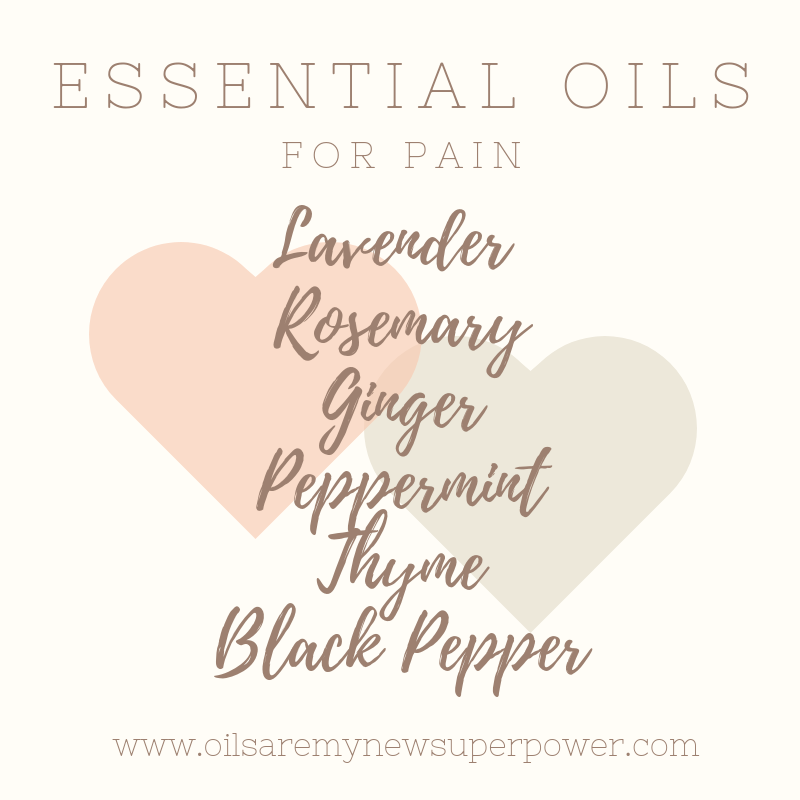 oils4superpower's tweet photo. There are many essential oils you can use to help alleviate pain. Let us know if you have questions about how to use each of these. IM us anytime. https://t.co/yj6yCV17lA