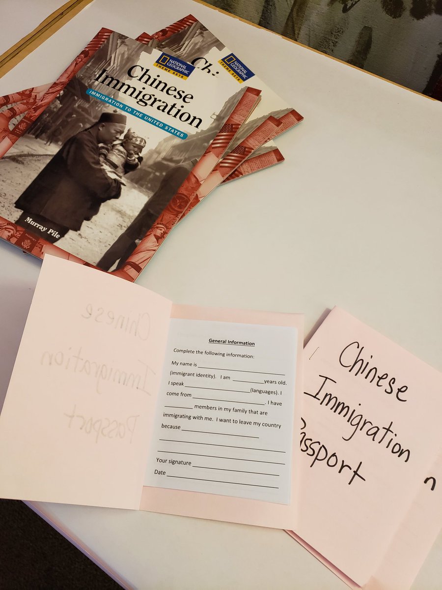 AllegraBenson's tweet photo. Super excited 4 our immigration simulation tmrw!
Blending our Stage A #read180 workshop 2 with #NatGeo for my 5th grader group. They've been researching using the readers from #NatGeo 4 info #teachleusd https://t.co/d6QBuS7jLh