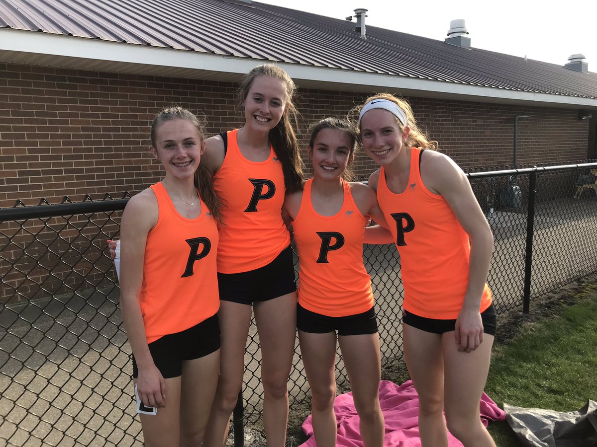 PHawksTrack's tweet photo. 👉🏻💥SCHOOL RECORD ALERT: 4x800 Relay 9:37.70 @ Mt Pleasant. Jumps from #19 to #5 in the State. ALL run personal best splits on the same night! Reittinger, Kilpatrick, Koppes, and Cortez. #WeArePrairie #ChasingThatDream https://t.co/r1T5y2ys6V