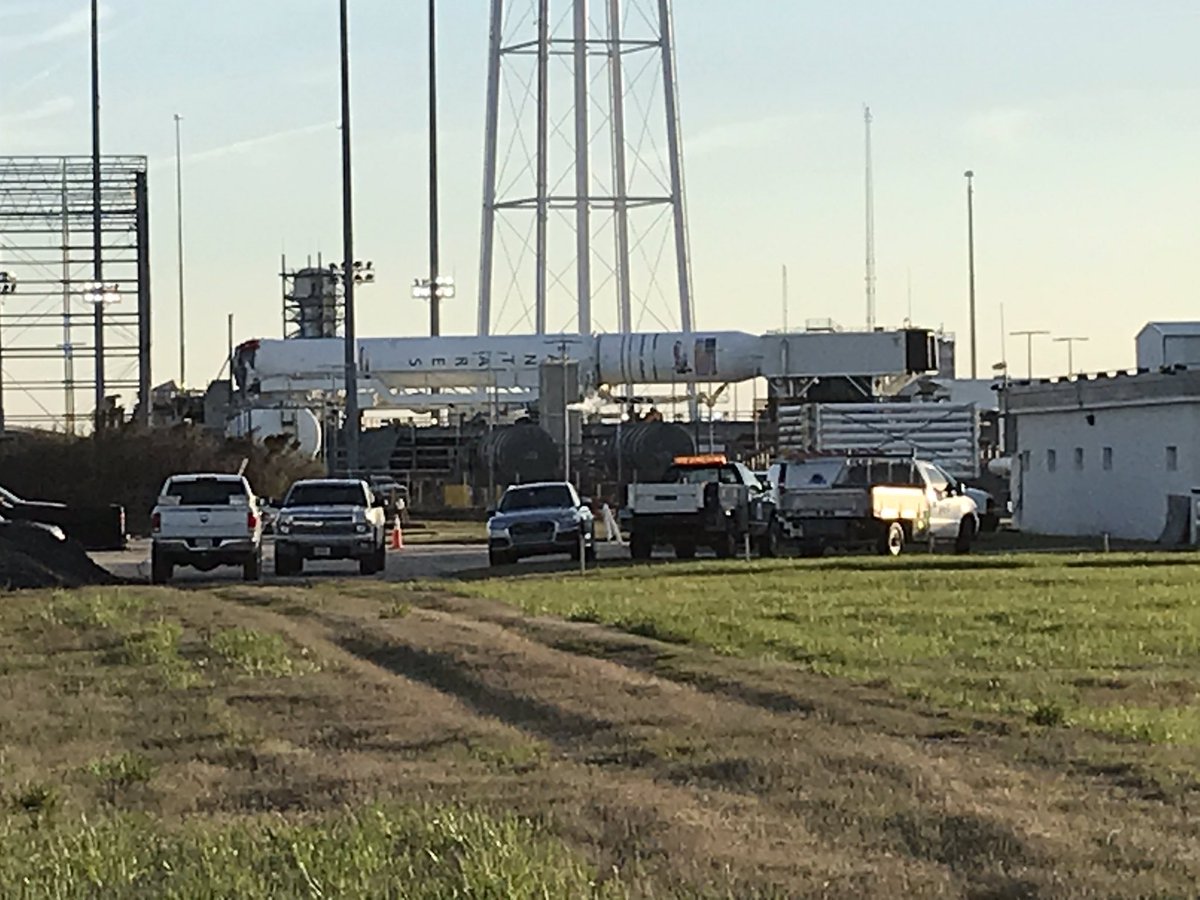 I’m at @NASA_Wallops to see tomorrow’s launch of supplies and experiments to the International Space Station. Cargo is being loaded right now.