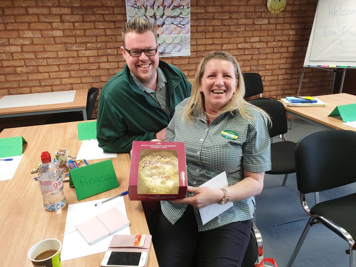 Well done Angela for passing your driving test, and thanks to Karl for providing the cake