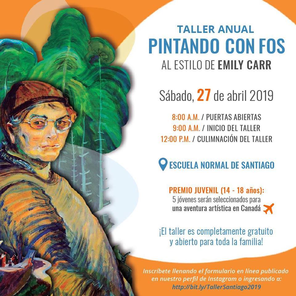 FOSinclair's tweet image. ¡Seguimos en la búsqueda de semifinalistas para nuestro concurso anual de pintura!
Taller Pintando con Fundación Olga Sinclair. Es totalmente gratuito y abierto para todas las edades.
Para inscripciones, accesar al link y rellenar el formulario online.
bit.ly/TallerSantiago…
