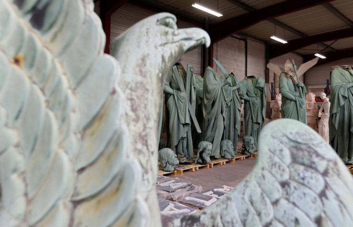 Las duras imágenes de #NotreDame tras el incendio (2)