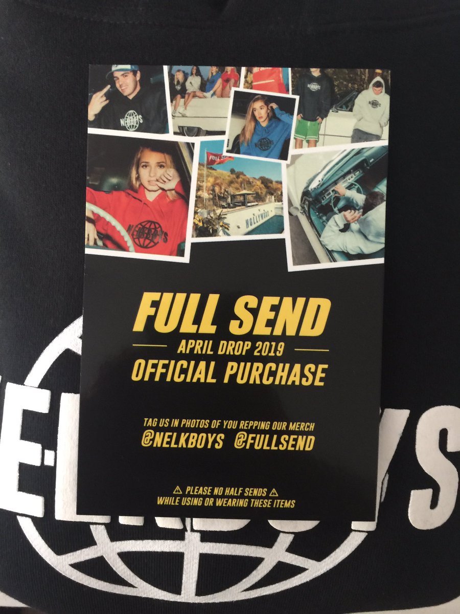 Owen__McDonough's tweet image. Came in the mail today. Full fckin Send @NelkFilmz @JesseSebastiani @KyleForgeard @905shooter #FULLSEND BEST fans on YouTube