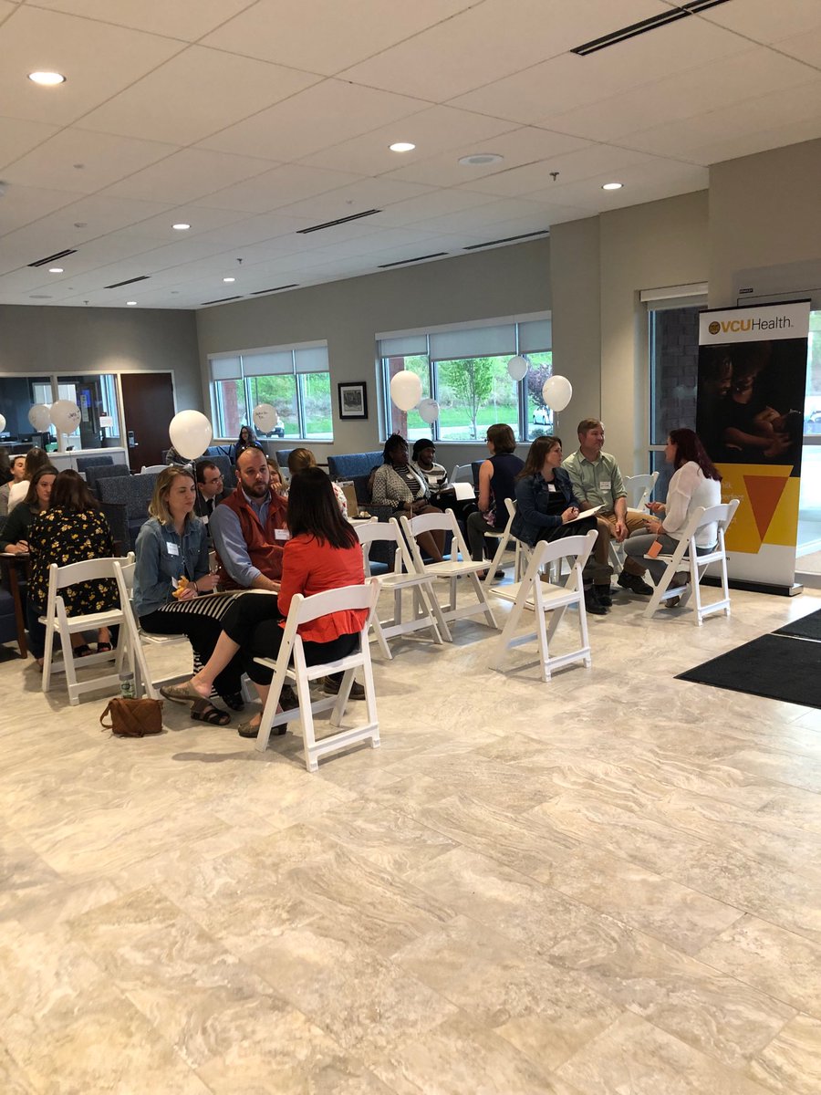 ⁦<a href="/RichmondDoulas/">Richmond Doulas</a>⁩ chat up expectant moms &amp; partners ⁦<a href="/VCUHealth/">VCU Health</a>⁩ Meet the Doulas!
