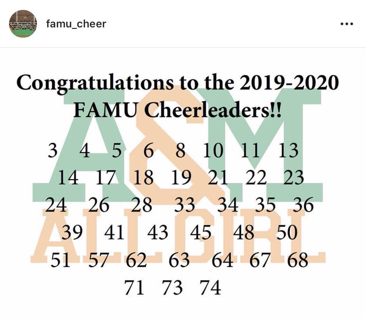 racheldanette's tweet image. Extremely blessed to be able to say that I will be apart of the Florida Agricultural and Mechanical University Cheerleading Team for the 2019-2020 year!! 💚🧡🎀
#FAMU2023 #FamuCheer @FAMU2023 
@RICSPrincipal