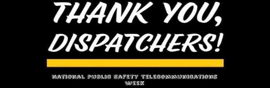Ray_Smythington's tweet photo. This week is National Public Safety Telecommunicators Week! We would like to thank all of our brothers and sisters that keep us updated and informed, yet go largely unnoticed in the public eye. We see you, and appreciate your hard work and diligence. Thank You! https://t.co/ZxrUTLaD7m