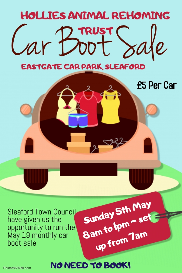 HolliesAnimals's tweet photo. Join @HolliesAnimals fundraising car boot sale x https://t.co/52bFZDsF0R
