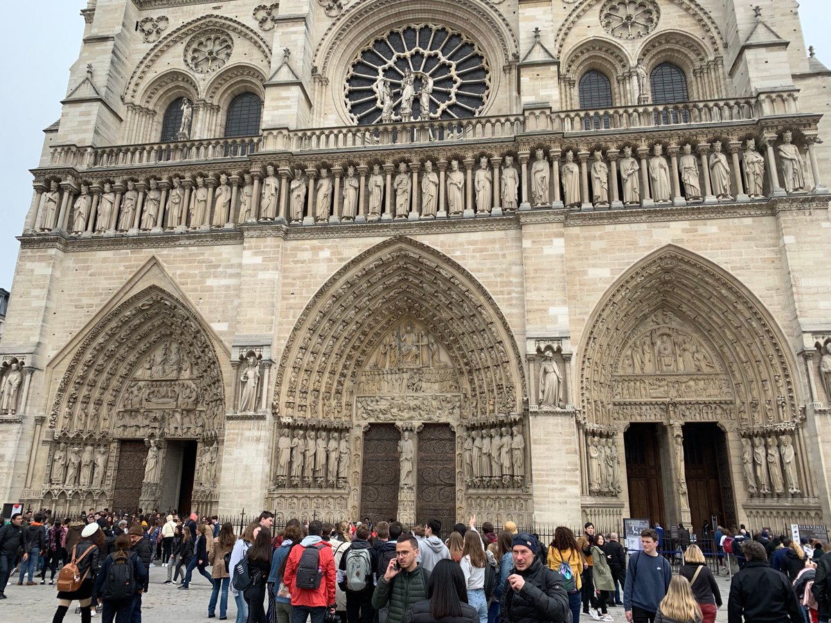 Remarkably, just last week I was inside Notre-Dame Cathedral. Our visit will now serve as a momento mori. frenchwomendontgetfat.com/on-notre-dame/ #NotreDameCathedralFire