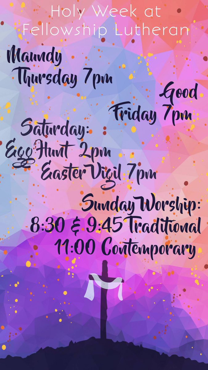 flctulsa's tweet photo. Join us this week as we journey to the Cross and celebrate the Resurrection of our Lord! https://t.co/OBvCYJWm5Y