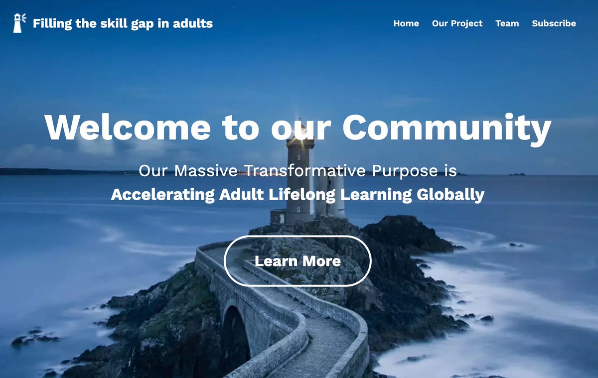 This awesome team is working to fill the #skill #gap in adults. Check out their landing page and let us hear from you if we can ask you some questions around this important topic:
newskillup.com