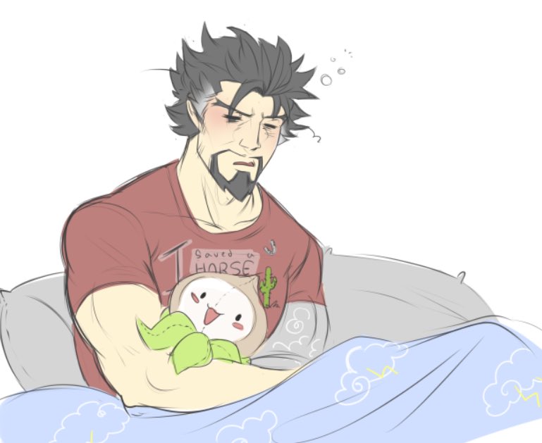 “ Jesus fuck, You children are loud. How the hell does Lilac deal with you all at once ?” 

     The father of the Usagiyama heir is now up yet very very tired.