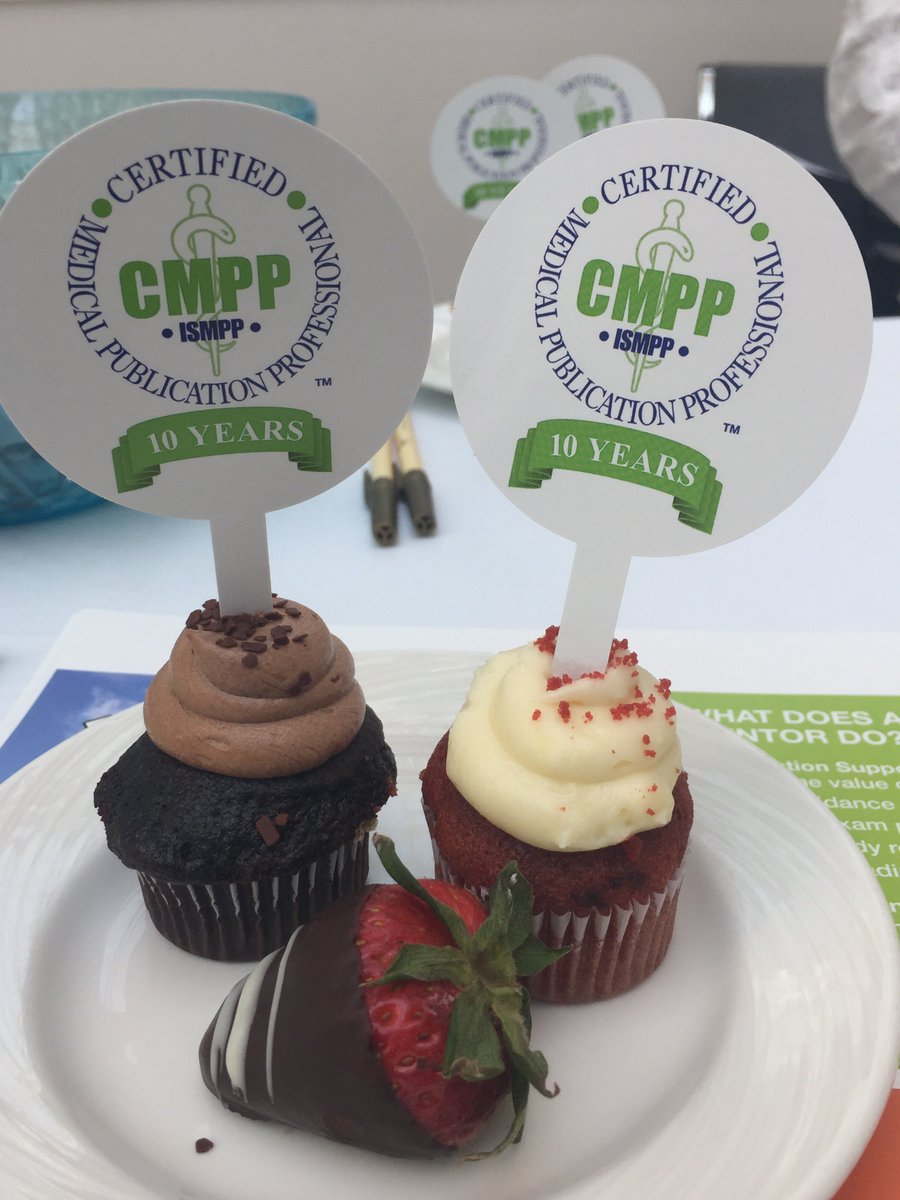 ISMPP_CMPP's tweet photo. What is a celebration without cake?
#cmpp10
#ISMPP15AM https://t.co/Ce3FvhnO3U