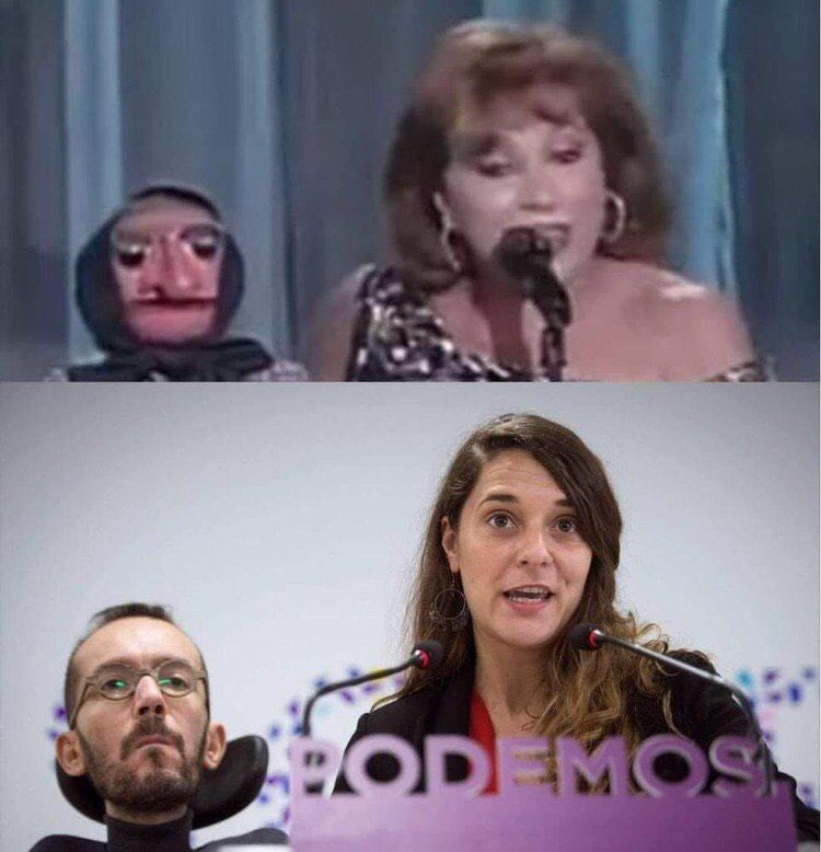 PabloIglesias's tweet photo. Hay que ser cabrones @pnique @VeraNoelia 😂😂😂😂😂😂 https://t.co/Lmwp2YufAE