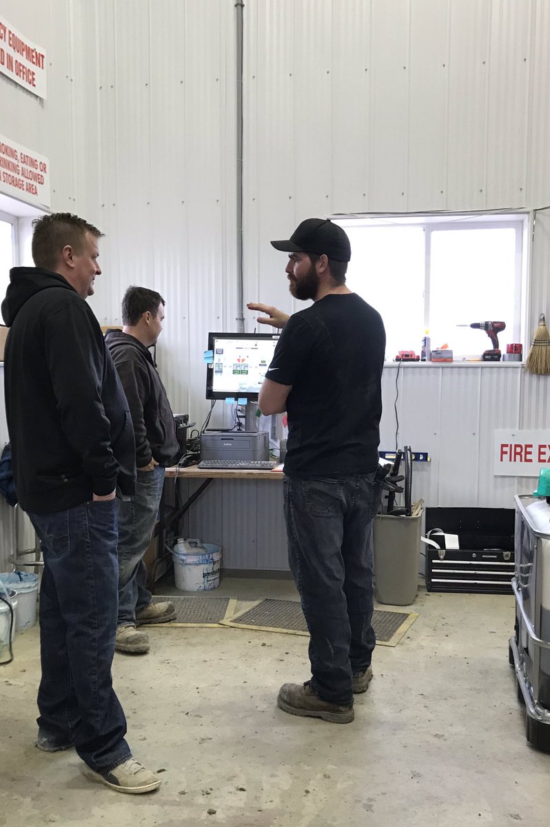PrecisionAg1's tweet photo. @FarmChemCorp training session and the 1st treated load of #SpringWheat went down at the Griffin office last Monday, April 8th.👨🏻‍🔬

Let us take away some of the stress and professionally treat your seed for you. Give us a call today!📲

#Plant19 #VibranceQuattro #PrecisionStarter https://t.co/cOidBb3rER