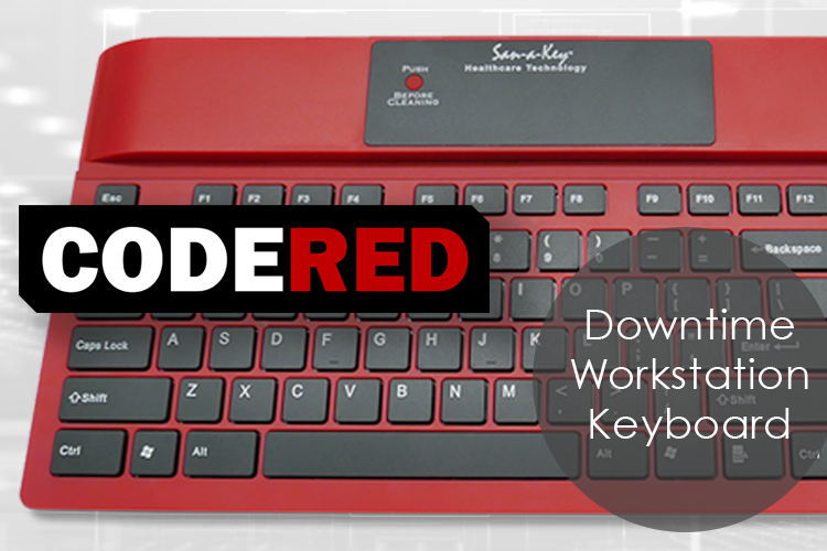 ksikeyboards's tweet photo. Prepare your #healthcare facility for planned maintenance and unplanned #ITdowntime with the CodeRed Downtime Keyboard.  Read our new case study at https://t.co/SxuI0Q9xDl and discover why our red keyboard has become a KSI best seller. https://t.co/3zdL9Iqs87
