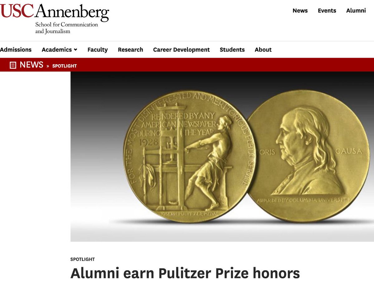 Gordon Stables (@gstables) on Twitter photo So thrilled to see <a href="/USCAnnenberg/">USC Annenberg</a> journalism alumni @MattHjourno and @eman_thedataman recognized by <a href="/PulitzerPrizes/">The Pulitzer Prizes</a> for their tremendous work. Fight On! annenberg.usc.edu/news/spotlight… #ascj #Pulitzer So thrilled to see <a href="/USCAnnenberg/">USC Annenberg</a> journalism alumni @MattHjourno and @eman_thedataman recognized by <a href="/PulitzerPrizes/">The Pulitzer Prizes</a> for their tremendous work. Fight On! annenberg.usc.edu/news/spotlight… #ascj #Pulitzer
