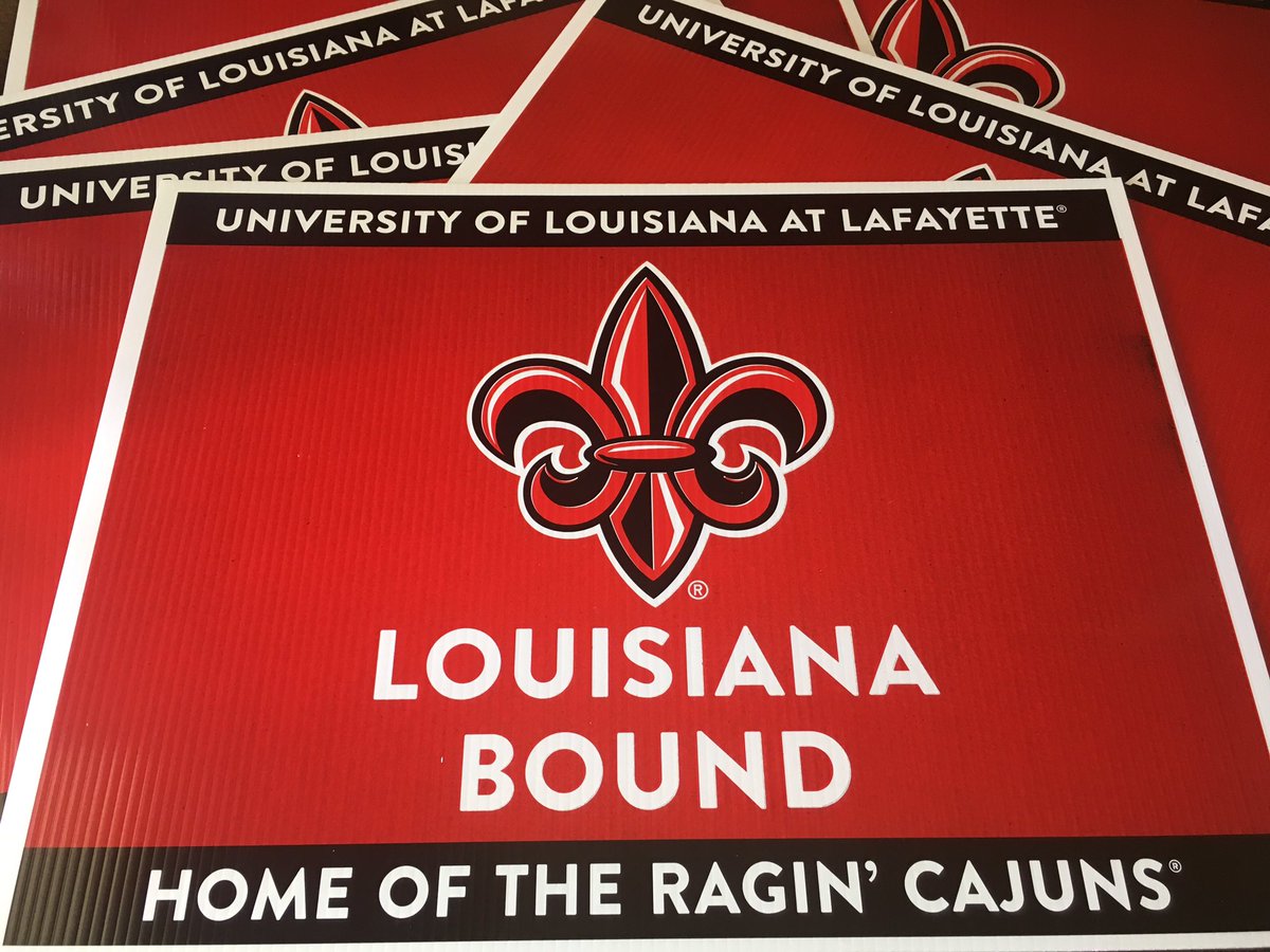 RaginRecruiters's tweet photo. ‼️Want to show your Ragin' Cajun pride? Register for orientation so you can receive your very own LOUISIANA BOUND yard sign‼️ https://t.co/xpDxkae6sz #Cajunsof2023 #GeauxCajuns https://t.co/clb9gbHdci