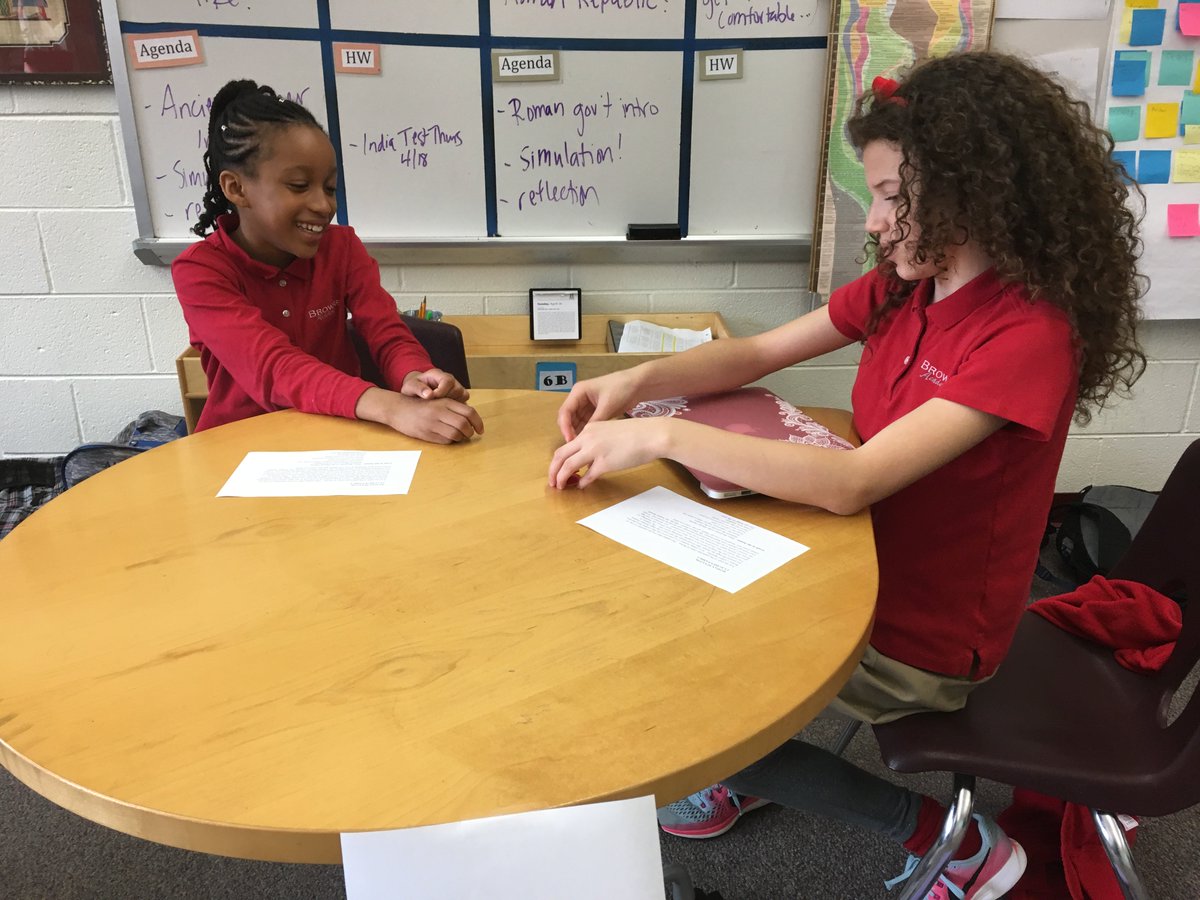 Today was move-up day! Students were excited to get a peek into what's in store for them next year at Browne. #movingup #growingup #alwayslearning