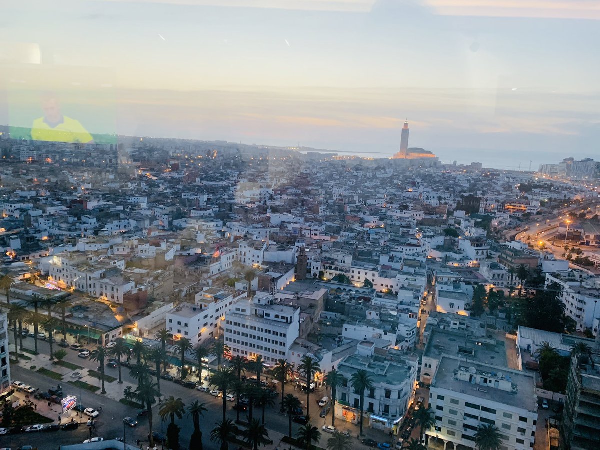 Vijayne28's tweet photo. Incredible views from the top of the world #Casablanca is beautiful #ExecutiveDinner @sas_africa @EmanuelaSferco @TCalvio @mhg326 https://t.co/3v23NsPuT7