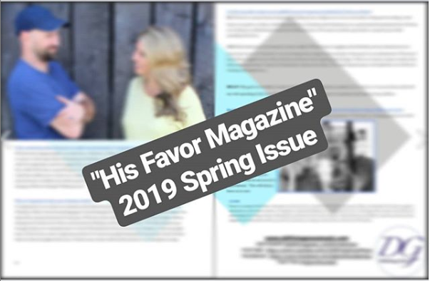 Our interview in "@hisfavormag (Christian magazine) is now available. We are so honored to be a part of the 2019 Spring Issue. Sneak peek ---> instagram.com/p/BwUZYSLloxf/
#DefiningGrace #christianmusic #singers #recordingartist #christianlife #bloggernation #blogger #faithblogger