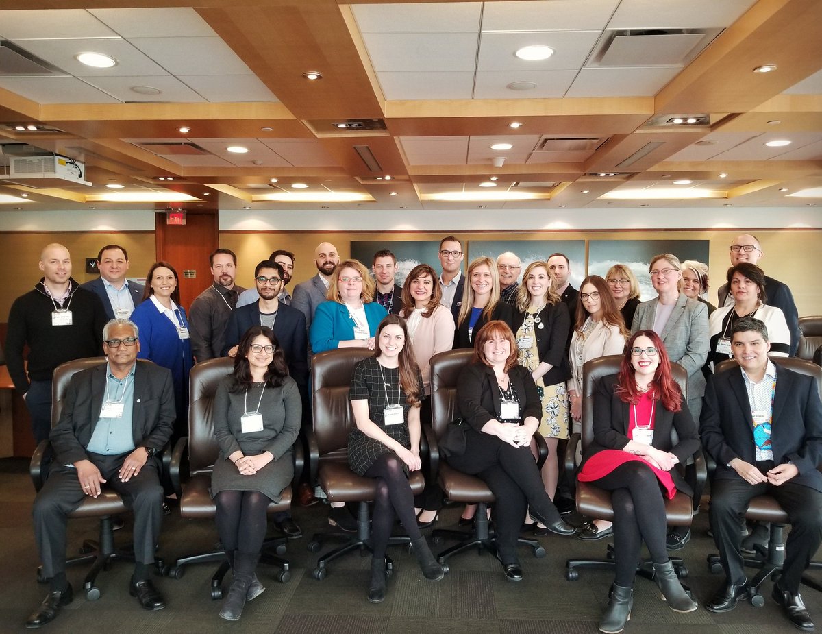SsmFuture's tweet photo. 9 employers. 130+ high-skilled positions. #FutureSSM is in Toronto today as part of our strategy to recruit retain and repatriate people to (and back to) our community. Check out this awesome delegation of Saultites! https://t.co/J9Zrk8O7XY