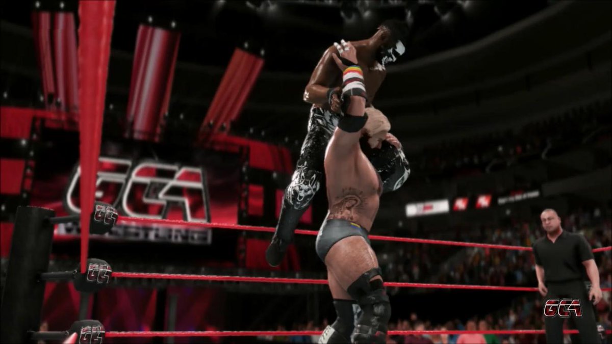 GCAWRESTLING2K's tweet photo. As promised the week prior, @GPW_KDog and #HadeMercer who recently became rivals went one on one! These 2 stars out on a great match for the #GCAWrestleVerse, one they won't forget in a while! But, there could only be 1 winner which was Hade! Is this the end though? 👏 #WWE2K19 https://t.co/TyqOZvCRC4