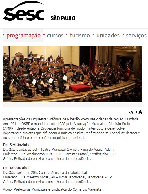 OSRP's tweet image. Maio começa com música! Na Quinta-feira, dia 2, a Orquestra Sinfônica Metropolitana de Ribeirão Preto vai estar no Teatro Municipal Olympia Faria de Aguiar Adami, em Sertãozinho, às 20h. Na Sexta-feira, dia 3, será a vez Jaboticabal, na concha Acústica, também às 20h. Gratuito!