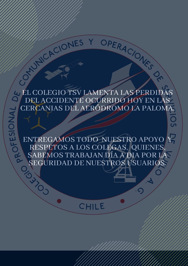 TSVChile's tweet photo. Acompañando a la Familia aeronáutica! Mucha fuerza a las familias, los colegas y a todos los afectados. #FuerzaPuertoMontt
#SCPF #AFIS #soytsv #DGAC https://t.co/I6kv9PbfFe