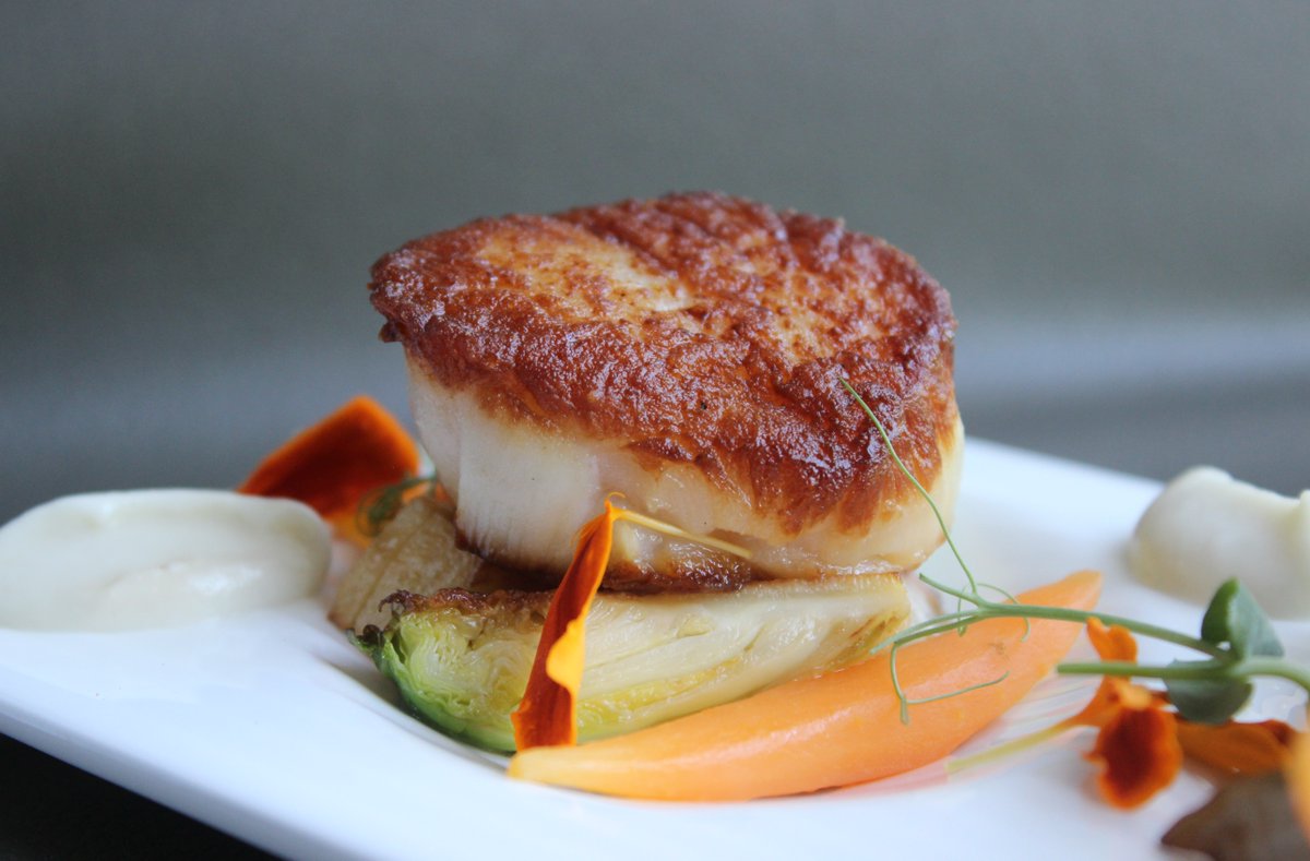 AriaAtlanta's tweet photo. Not sure what to order for dinner tonight? Chef Gerry's sea scallops, with sunchokes, babette carrots, rutabaga and Brussels sprouts are sure to hit the spot! 🤤😍 #AriaATL #BuckheadATL #DiscoverATL #EaterAtlanta #AJCdining #ATLFoodie https://t.co/Q8rqq29fSA