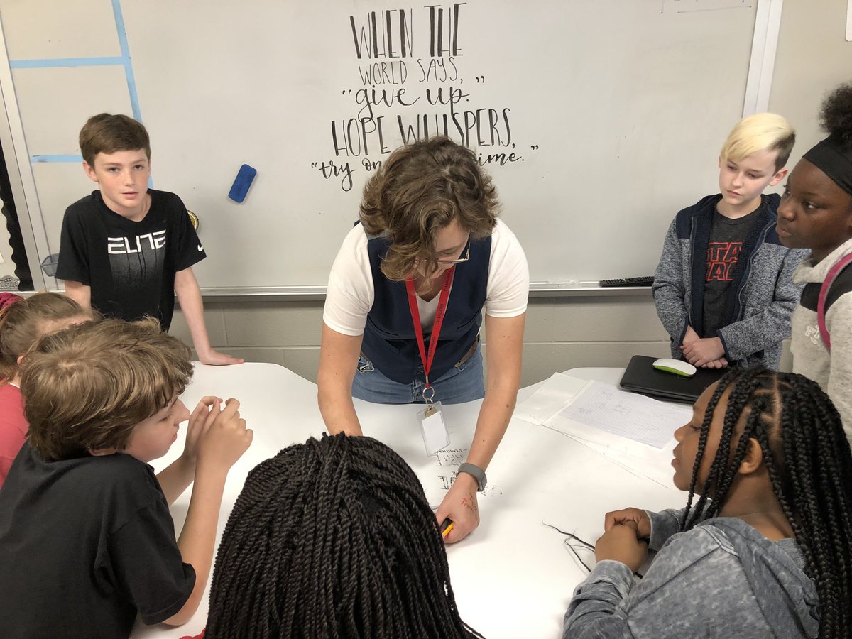 RobertsonKMath's tweet photo. Thanks to our special guests in math!!! ❤️💙 the kids LOVED y’all! https://t.co/JDYzmSJR99