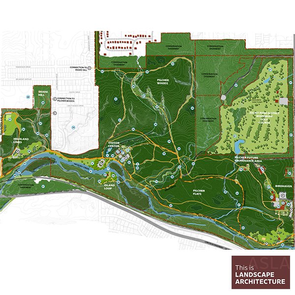 TGDAinc's tweet photo. In celebration of our 20th anniversary, we are showcasing projects from each year of our practice. From 2006, the Pilcher Park Master Plan. Thanks to all our collaborators for supporting us throughout the years. #tgda #designforlife #WLAM2019 #asla #ilasla https://t.co/jlvyBI5I4O