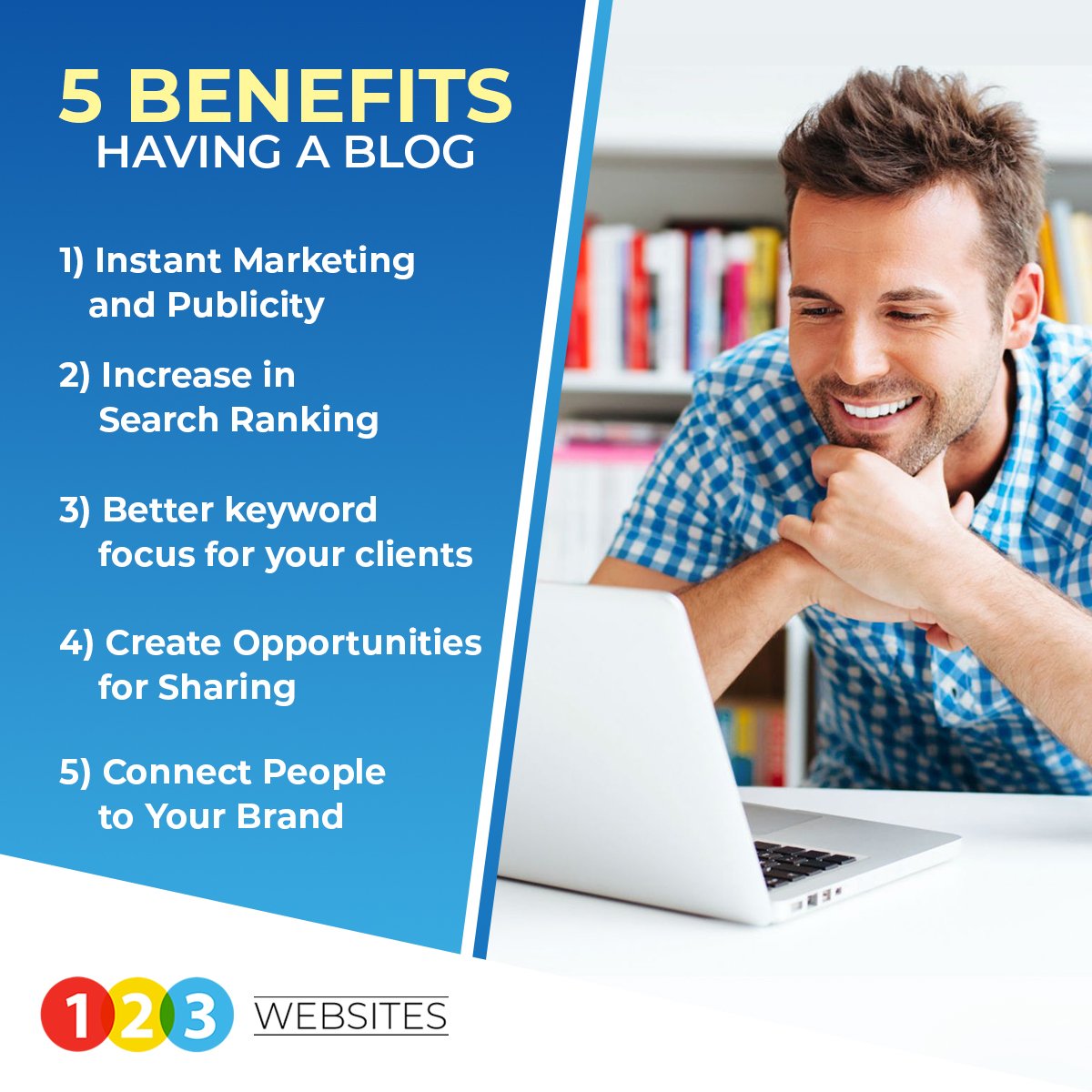 websites_123's tweet image. Blogging on a frequent basis is a relatively easy, inexpensive way to enhance your inbound marketing efforts, drive traffic to your site, and attract more perspective customers. 😃💻

#Blogging #123Websites #BlogBenefits #marketing #MarketingDigital #branding #bloggingtips