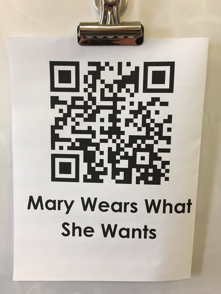 B_Rieper's tweet image. Today in #RHM203 we wanted to share how we are retelling the story Mary Wears What She Wants using a grid. We used a QR code to link to a read-aloud and are practicing #UnpluggedCoding. (Thanks for the inspiration @MelissaSeco!) @RHMcGregor1