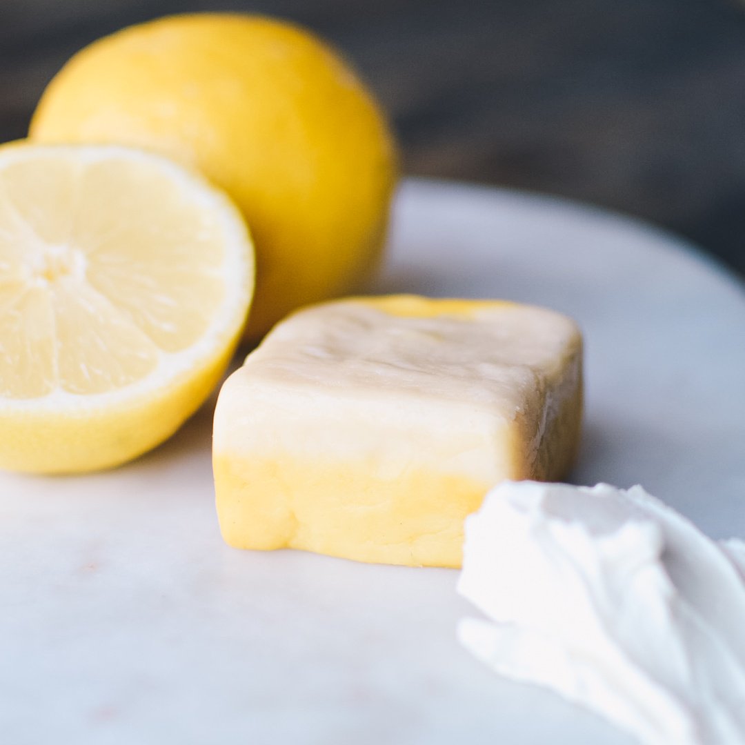 sofudgingdelish's tweet photo. Satisfy your springtime cravings with a nibble of our Lemon Cheesecake fudge! That's some gourmet goodness right there. 🍋 

#sofudgingdelicious #fudge https://t.co/YqU8ON6sPn