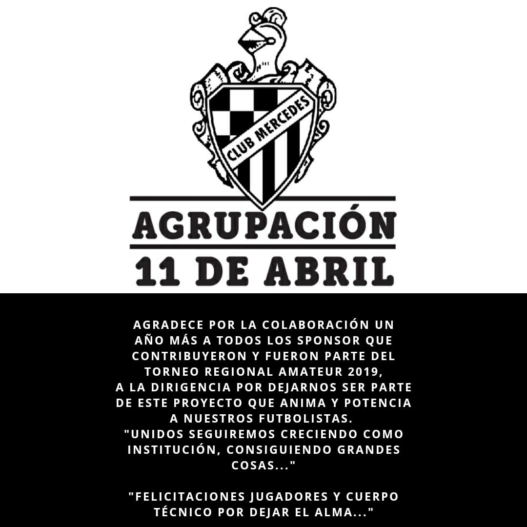 La 11 de Abril agradece