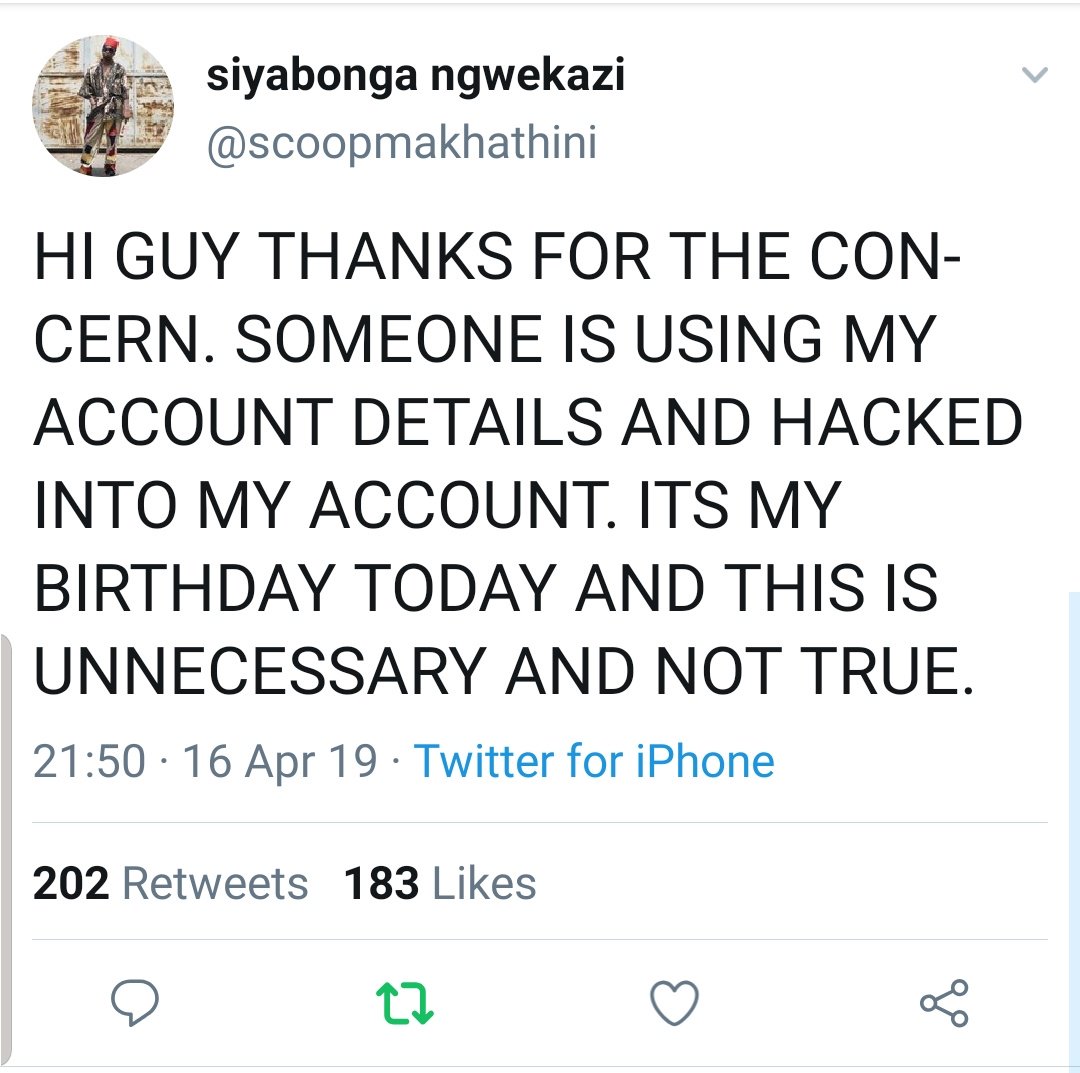 casspernyovest's tweet photo. Yall know celebrities have been getting hacked lately. Unfortunately Scoops account has been hacked. The hacker is just causing shit. Posting lies and deleting his tweets.  PLEASE RT https://t.co/y7LyaAE0yN