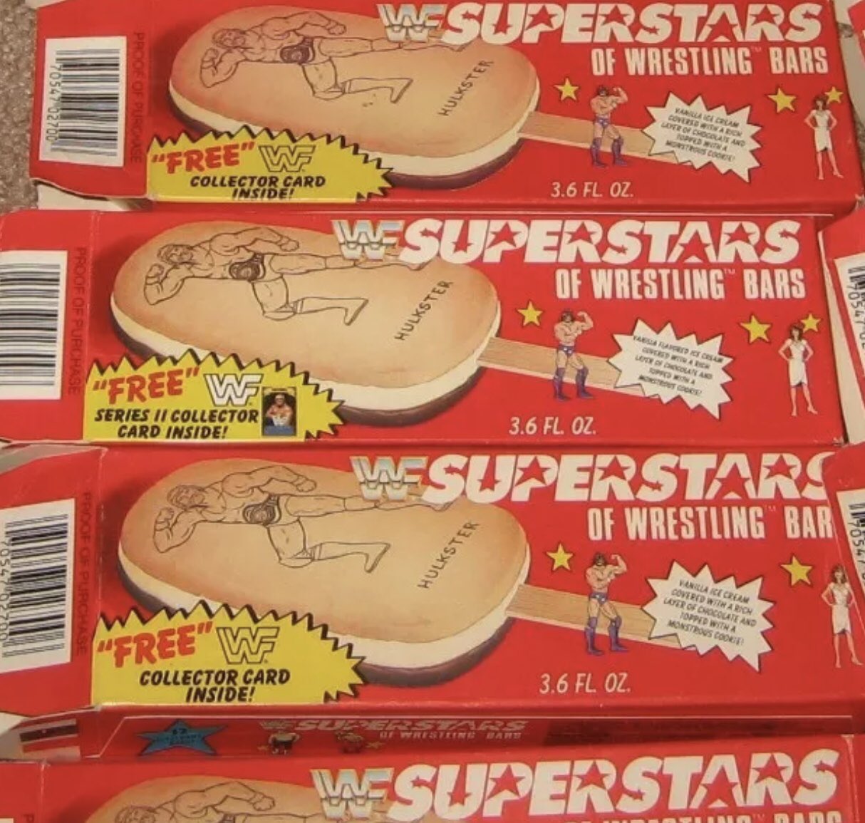 Superstars of wrestling top ice cream bars