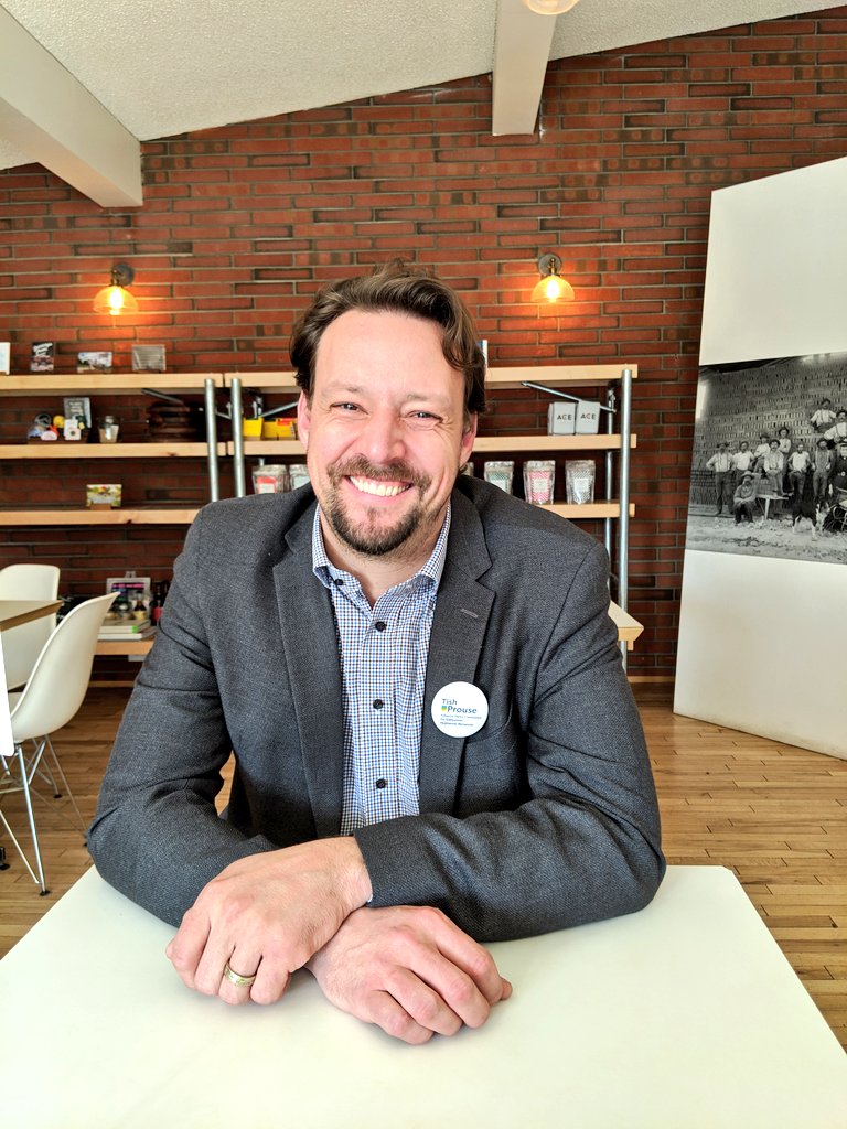 Election Day lunch break. Stopped by <a href="/littlebrickYEG/">Little Brick</a> in our Highlands-Norwood riding. So good!  #abparty #yeg #abvote #abpoli
