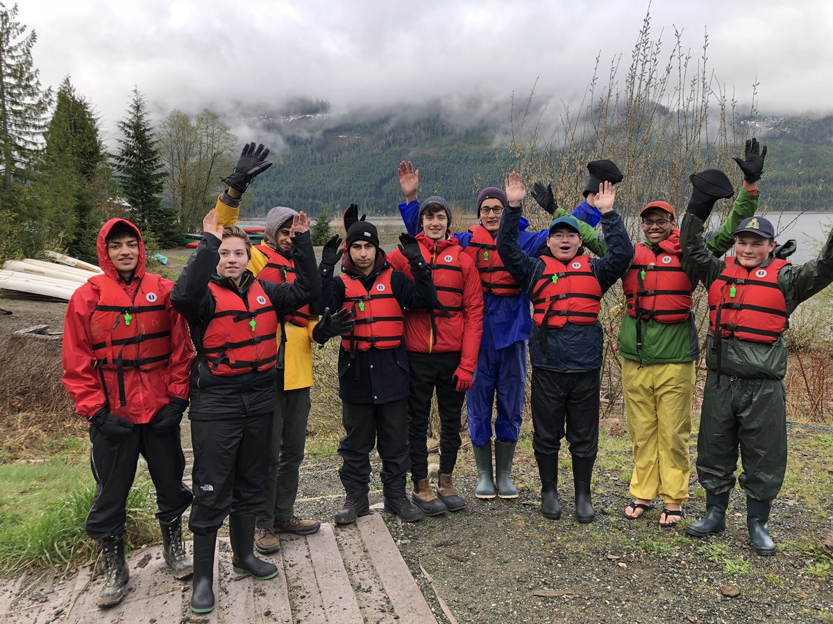 msphillpotts's tweet photo. How can an outdoor trek cap off a five year high school journey? Our grade 12 boys embark on a 2 night canoe and portage journey. @RAMcMath #sd38learn #mySPL https://t.co/8C59j94eQ8
