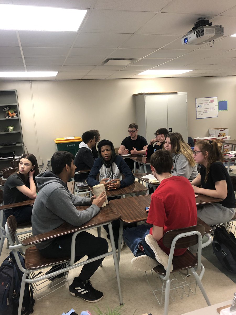 mrs_vokic's tweet photo. Civilization vs. Savagery-ELA II students debate the leadership styles of Lord of the Flies #nicejob #strongpoints https://t.co/BMYOTiHBZG