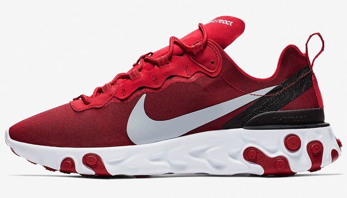 KicksDeals's tweet image. Good size options for the 'Gym Red' Nike React Element 55 are on sale for almost 40% off retail at $79.95 + ship!

BUY HERE -&amp;gt; bit.ly/2Dm5ikm