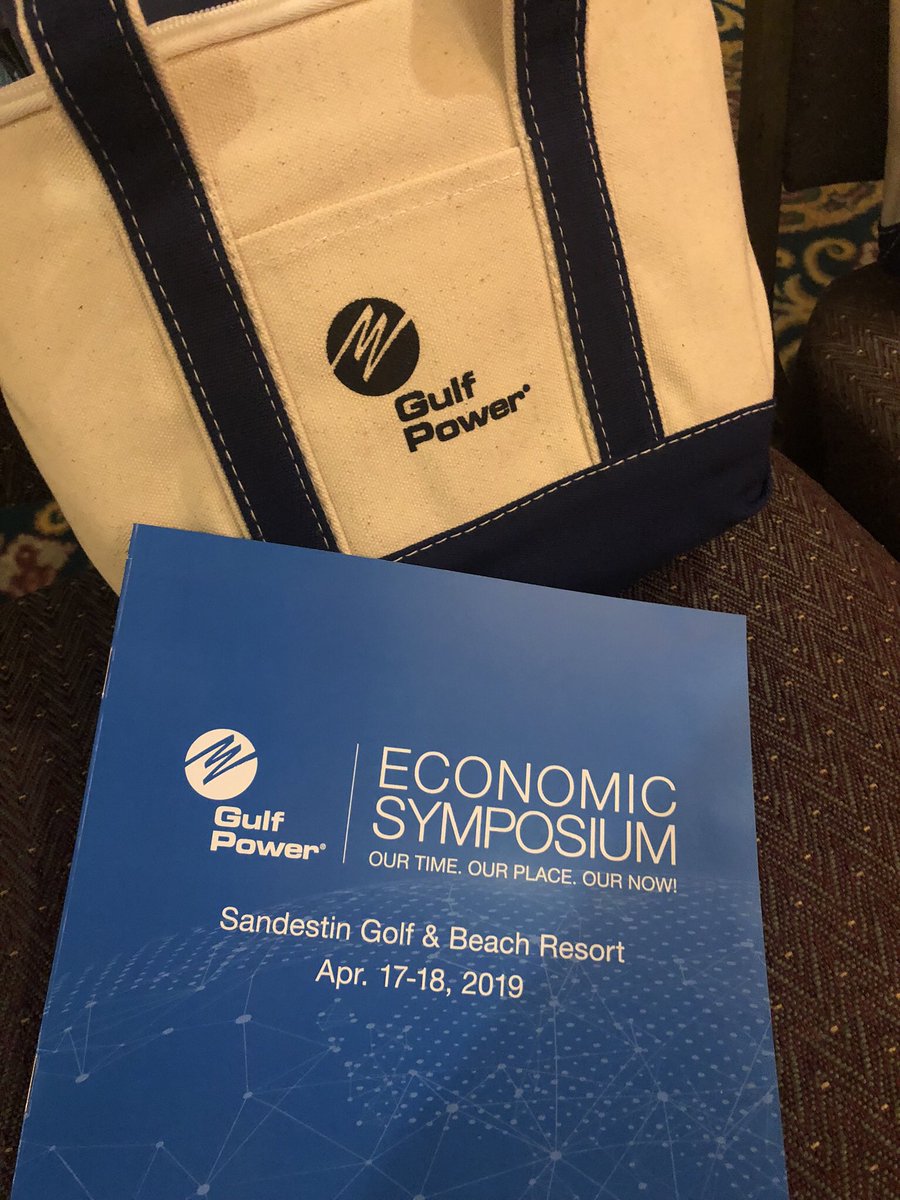 Final touches before we kick off tomorrow’s @GulfPower Economic Symposium. #oneNWFL @HancockWhitney