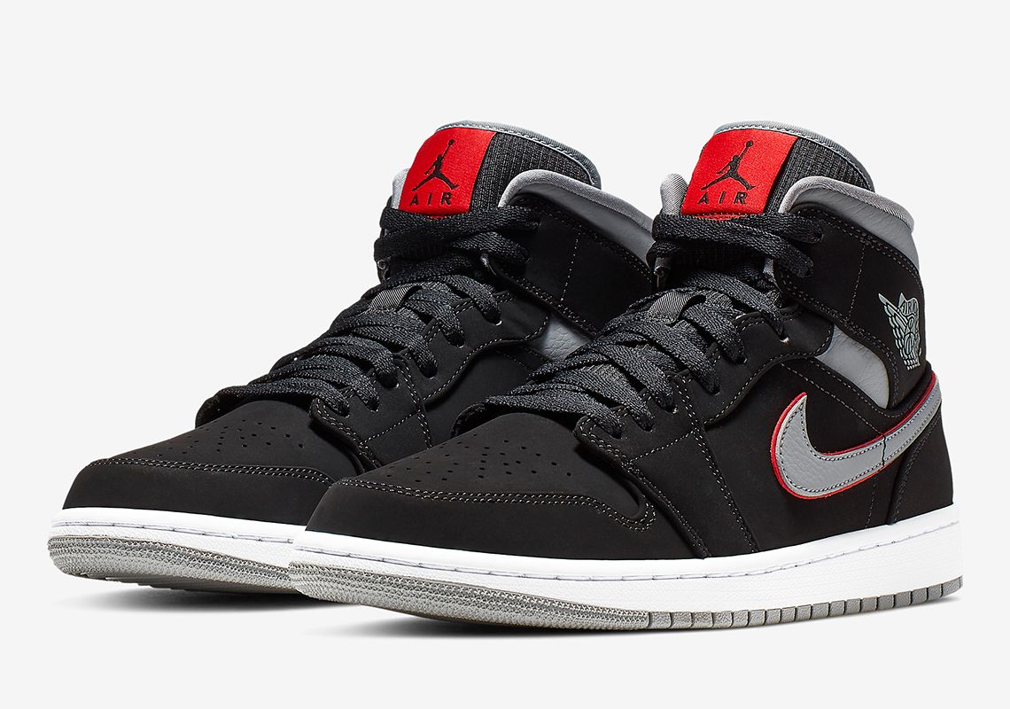 air jordan 1 mid black cement