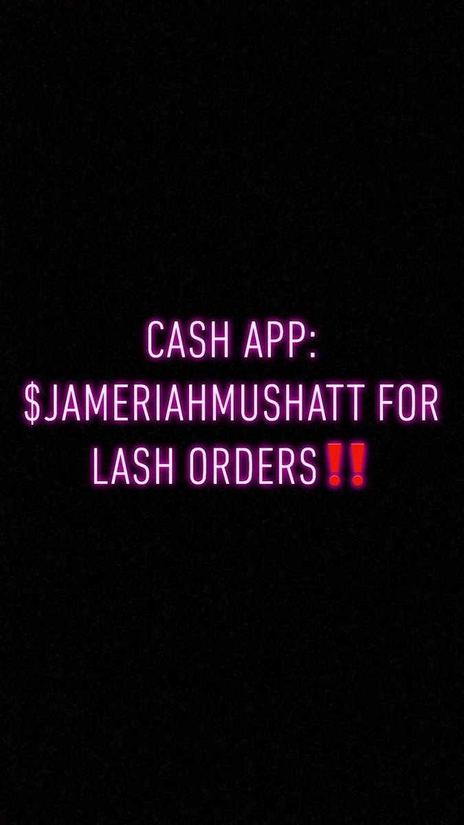 Get your lashes ladies‼️‼️‼️ Cash App: $JameriahMushatt for orders!!! Lashes will be back in stock soon‼️‼️ #NovaMinksbyJ #25mm #3Dlashes #5Dlashes #wssu #winstonsalemlashes #Greensborolashes #highpointlashes