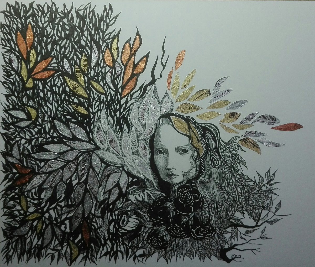 Draw_Con's tweet photo. And #inky leaves...

#drawing #illustration #art #portrait #portraitmood #imaginaryportrait #imaginaryselfportrait
#graphite #ink #collage #graphictextures #graphicpoem #visualpoem https://t.co/RrZeKBCImb