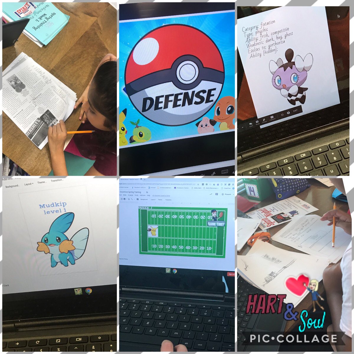 kyndrahartzler's tweet photo. Students are defending texts with their strategies to help them move down the field and be able to evolve their Pokémon! #LevelUp #engagement #KidsDeserveIt #gamificationintheclassroom #ExploreWells @CFISDWells https://t.co/iewbN7gDJ7