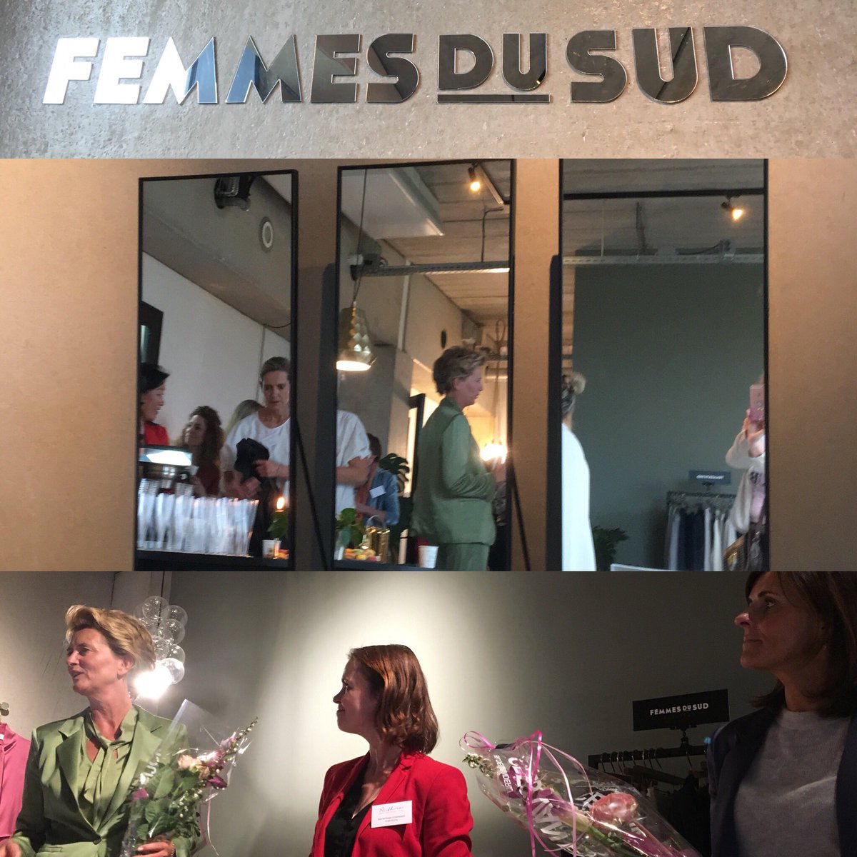 ninibodegraven's tweet photo. Kijkje achter de schermen in de modebranche bij #femmesdusud met @StichtingAithra Dank voor de mooie avond #openhartig #gepassioneerd #interactief #sterkevrouwen https://t.co/LhsJ3siqPK